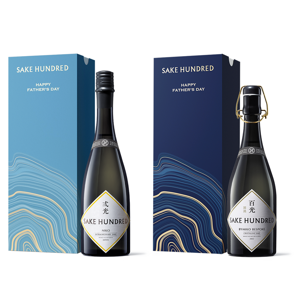 SAKE HUNDRED BYAKKO BESPOKE 日本酒 専用ボックス入り Father's Day 2025 ― 人生を彩る特別な一杯を。 – SAKE HUNDRED